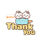 ❤️うごく！夏のでか文字♡英語＆日本語（個別スタンプ：10）