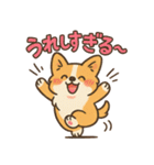ふわもこコーギーの日常スタンプ（個別スタンプ：8）