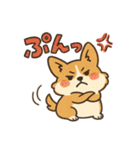 ふわもこコーギーの日常スタンプ（個別スタンプ：9）