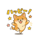 ふわもこコーギーの日常スタンプ（個別スタンプ：28）