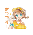 汗だく★働くウェイトレス（個別スタンプ：2）