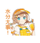 汗だく★働くウェイトレス（個別スタンプ：7）