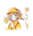 汗だく★働くウェイトレス（個別スタンプ：9）