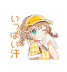 汗だく★働くウェイトレス（個別スタンプ：10）