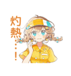 汗だく★働くウェイトレス（個別スタンプ：11）