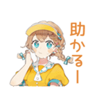 汗だく★働くウェイトレス（個別スタンプ：17）