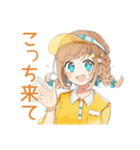 汗だく★働くウェイトレス（個別スタンプ：18）