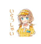 汗だく★働くウェイトレス（個別スタンプ：19）