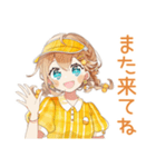 汗だく★働くウェイトレス（個別スタンプ：21）