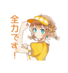 汗だく★働くウェイトレス（個別スタンプ：22）