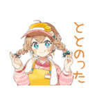 汗だく★働くウェイトレス（個別スタンプ：34）
