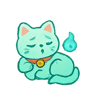 おばけ招き猫 提灯パレード（個別スタンプ：23）