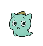 お札ねこ 幽霊行進（個別スタンプ：17）