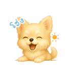 わんで伝えるチワワ TH（個別スタンプ：3）