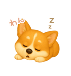 わんで伝えるコーギー JP（個別スタンプ：4）