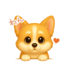 わんで伝えるコーギー JP（個別スタンプ：7）