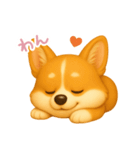 わんで伝えるコーギー JP（個別スタンプ：8）