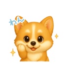 わんで伝えるコーギー JP（個別スタンプ：9）