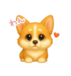わんで伝えるコーギー JP（個別スタンプ：14）