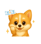 わんで伝えるコーギー TW（個別スタンプ：9）