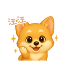 わんで伝えるコーギー TW（個別スタンプ：10）