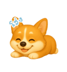 わんで伝えるコーギー TH（個別スタンプ：3）