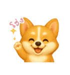 わんで伝えるコーギー TH（個別スタンプ：5）