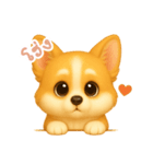 わんで伝えるコーギー TH（個別スタンプ：7）