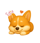 わんで伝えるコーギー TH（個別スタンプ：8）
