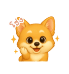 わんで伝えるコーギー TH（個別スタンプ：10）