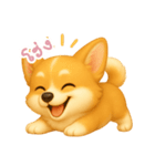 わんで伝えるコーギー TH（個別スタンプ：11）