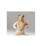 踊るハムスターさん（個別スタンプ：4）