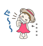 おちゃめのお名前カスタム♡夏元気ハツラツ（個別スタンプ：35）