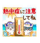 3D入り！大人のためのねこ夏の気遣い（個別スタンプ：17）