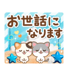 3D入り！大人のためのねこ夏の気遣い（個別スタンプ：34）