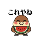ふくら雀さん（個別スタンプ：17）