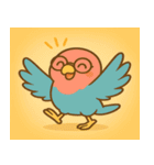 ブラジル語とインコのピンジーニョ（個別スタンプ：1）