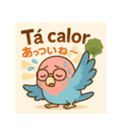ブラジル語とインコのピンジーニョ（個別スタンプ：3）