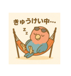 ブラジル語とインコのピンジーニョ（個別スタンプ：9）