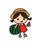 ぐりちゃんの夏（個別スタンプ：1）