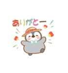 【納涼】うさハムの可愛い夏スタンプ（個別スタンプ：5）