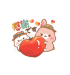 【納涼】うさハムの可愛い夏スタンプ（個別スタンプ：8）