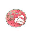 【納涼】うさハムの可愛い夏スタンプ（個別スタンプ：10）