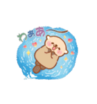 【納涼】うさハムの可愛い夏スタンプ（個別スタンプ：11）