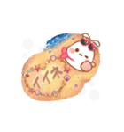 【納涼】うさハムの可愛い夏スタンプ（個別スタンプ：12）