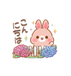 【納涼】うさハムの可愛い夏スタンプ（個別スタンプ：16）