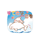 【納涼】うさハムの可愛い夏スタンプ（個別スタンプ：24）
