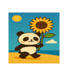 夏のぎゅっとアニマル：かわいい仲間たち編（個別スタンプ：3）