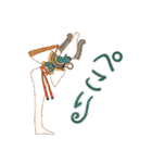 古代エジプトハッピーライフ27 壁画風な夏（個別スタンプ：32）