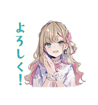 ふんわり女子★在宅ワーク集中できない（個別スタンプ：3）